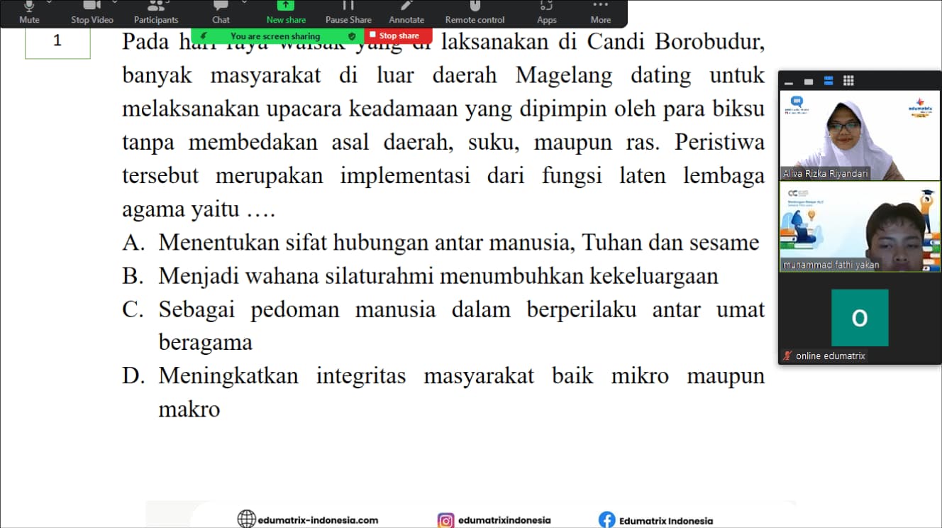 Sesi Konsultasi Online TKA